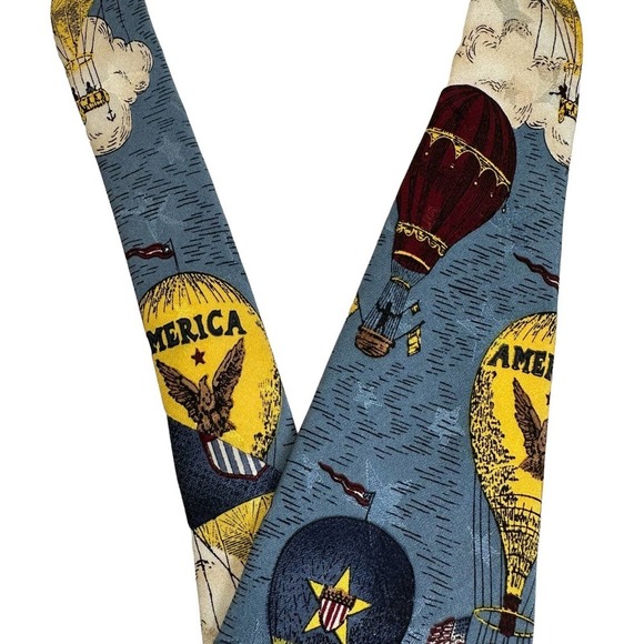 VINTAGE TANGO by Max Raab Tie AMERICANA SERIES UP, UP AND AWAY‎ CIRCA 1880 - Picture 3 of 6
